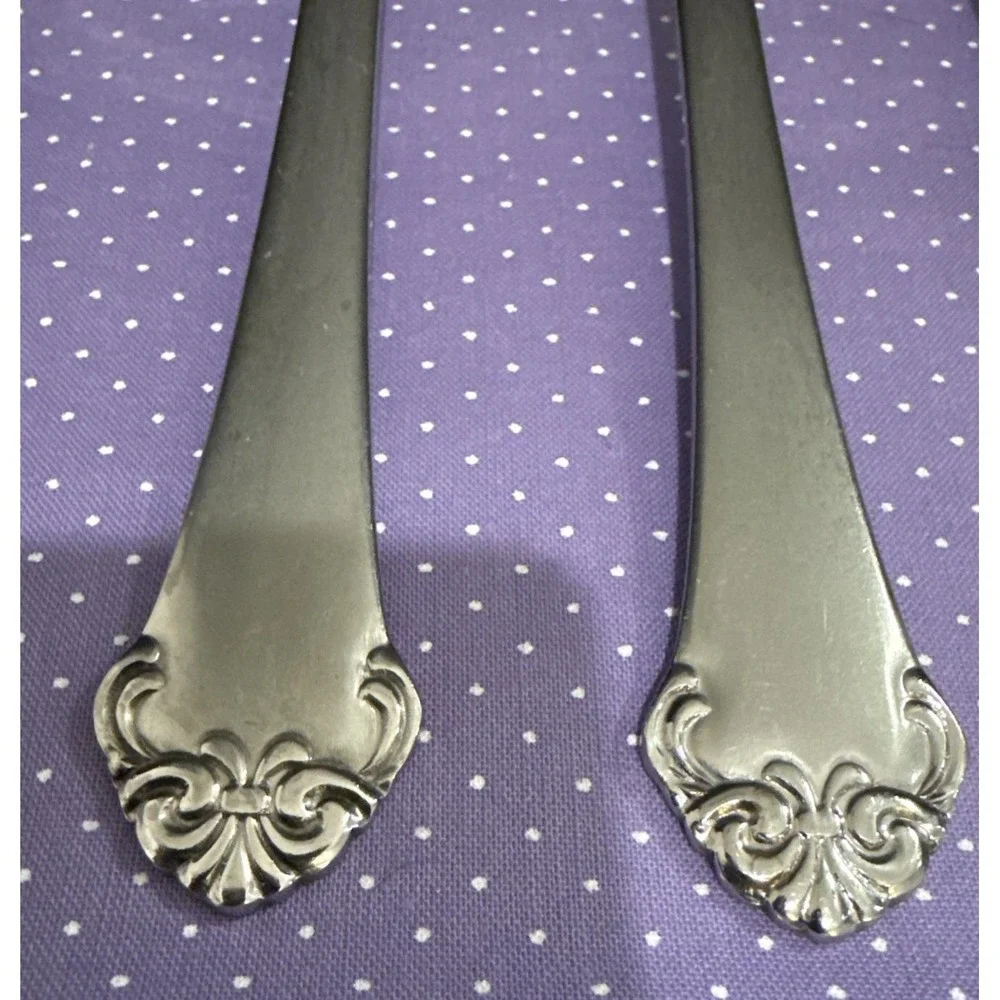 Oneida Princeton Teaspoons Spoon 18/10 Stainless Steel Set Of 5 Flatware‎ VTG